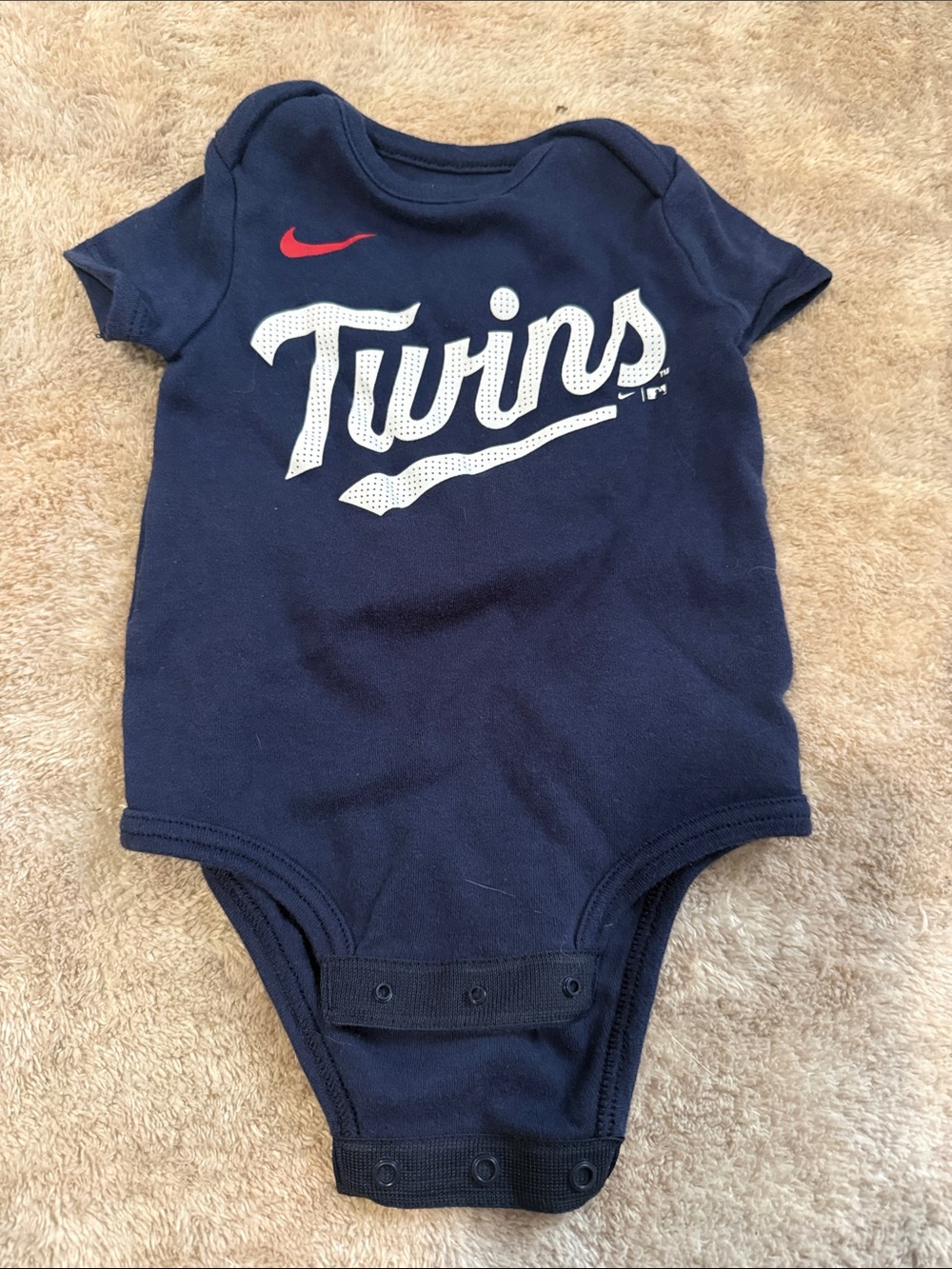 Minneapolis Twins Baby baseball onesie